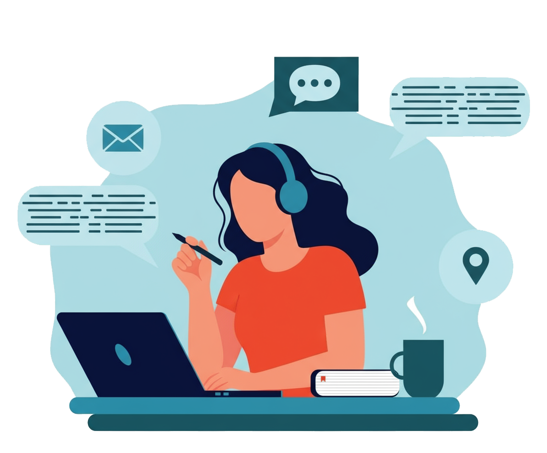 Contact Us Illustration